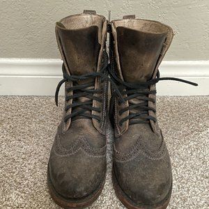 Freebird by Steven Leather Combat Boots